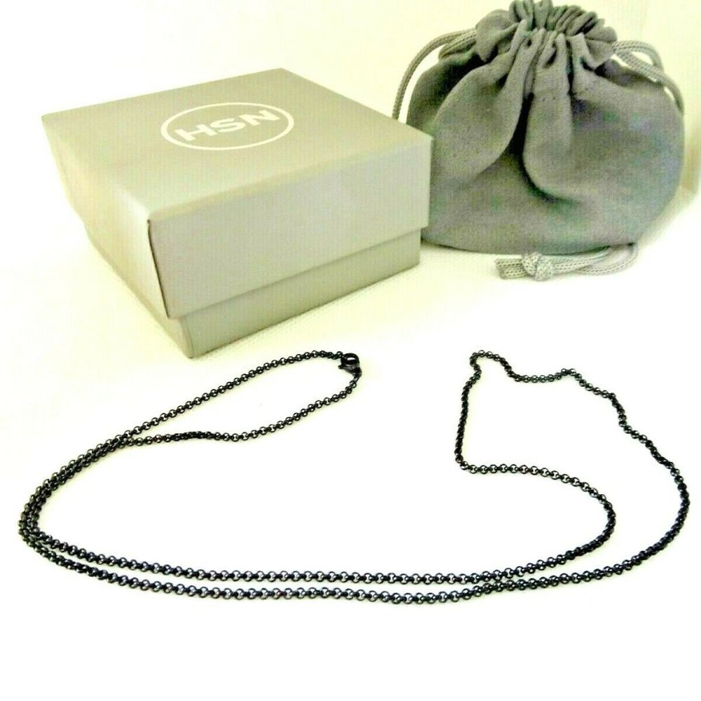 Michael Anthony Black Plated Stainless 24" Chain